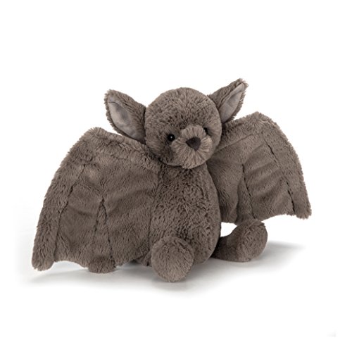 Jellycat Bashful Bat Stuffed Animal, Medium, 10 inches