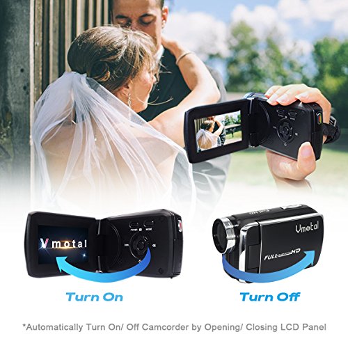 Vmotal Video Camera Camcorder Vlogging Camera Full HD 1080P 30FPS 24.0MP Digital Camera Video Recorder 2.8 Inch Screen Camcorder for Kids Teens Beginners-Holiday Birthday Gift | The Storepaperoomates Retail Market - Fast Affordable Shopping