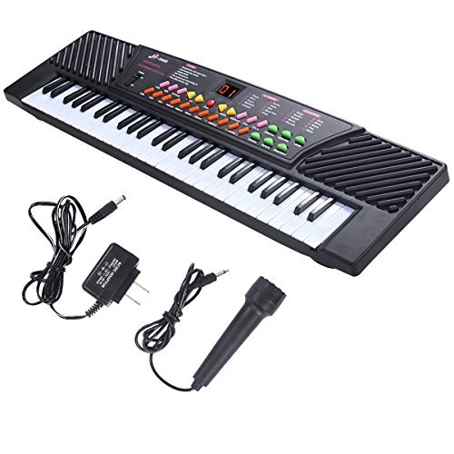 Chonlakrit New 54 Keys Music Electronic Keyboard Kid Electric Piano Organ W/Mic & Adapter