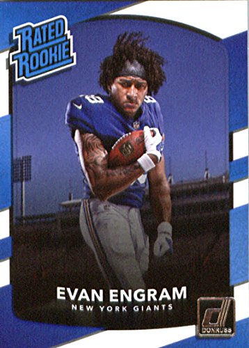 2017 Donruss #330 Evan Engram New York Giants Rated Rookie Football Card