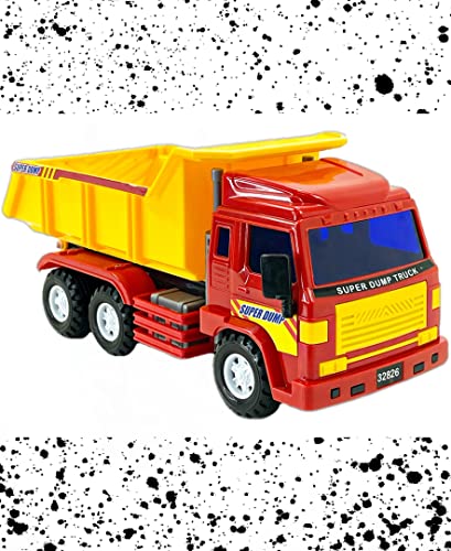 Big-Daddy Meduim Duty Friction Powered Construction Dump Truck with Dump Lever