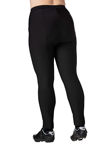 Terry Women’s Coolweather Cycling Tights Perfect for Fall and Winter Riding – Plus Size – Full Length – 28 inch Inseam – Black, 2X | The Storepaperoomates Retail Market - Fast Affordable Shopping