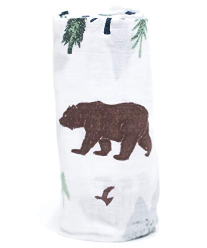 SARANONI Swaddle Blanket Luxury Decorative Baby Muslin Swaddle Blankets (Yosemite)