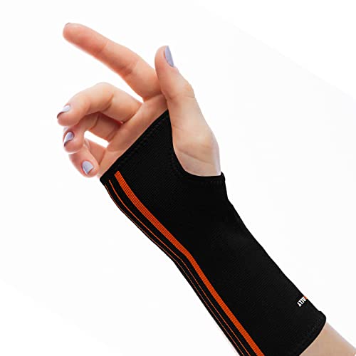NeoAlly® – Forearm and Wrist Brace for Carpal Tunnel & Exercise, Moisture-Wicking Adjustable Wrist Wraps, Muscle Recovery Wrist Support, Small