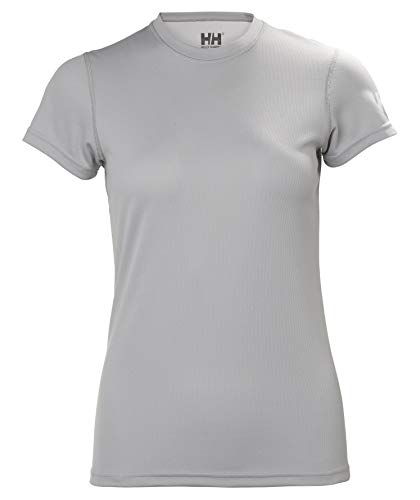 Helly Hansen Women’s Tech T-shirt, Light Grey, Medium