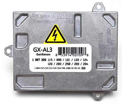 Replacement Xenon HID Ballast for Cadillac DTS, Audi A4 S4, Saab 9-7x, Volvo Headlight Control Unit Module Replaces 307 329 115, 307 329 098