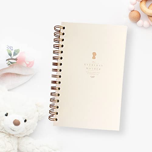 Everyday Mother 6 Month Daily Baby Tracking Journal Book, 180 Pages to track nursing, pumping, feeding, diapers, sleep, notes, and more