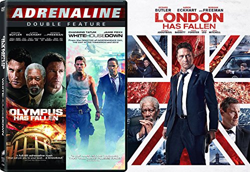 London Has Fallen / Olympus Has Fallen + White House Down Triple Feature Action Bundle DVD Movie 3 Film Set