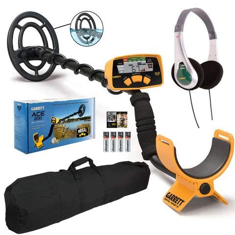 Garrett Ace 200 Sports Package with Headphones and Detector Carry Bag