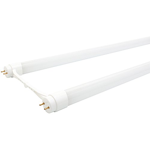 GE 43145 Glass LED U-Bend Lamp, Frosted, 5000K (Stark White), 80 CRI, UL, 70,000 Year Lifespan, Dimmable