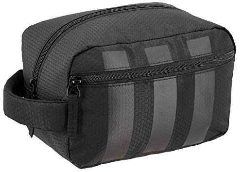 adidas Team Toiletry Kit Travel Shower Bag, Black, One Size
