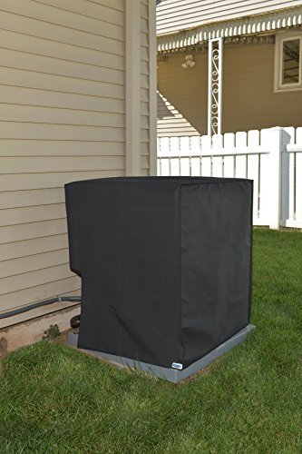 Comp Bind Technology, AC Cover Compatible with Air Conditioning System Unit GOODMAN MODEL GSX130601B, Waterproof Black Nylon Cover By Comp Bind Technology Dimensions 29”W x 29”D x 40”H