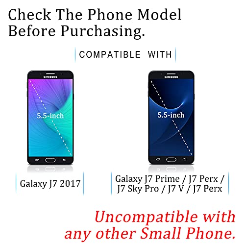 KATIN [2-Pack] For Samsung Galaxy J7 2017, J7 Prime, J7 Perx, J7 Sky Pro, J7 V, J7 Perx Tempered Glass Screen Protector No-Bubble, 9H Hardness, Easy to Install | The Storepaperoomates Retail Market - Fast Affordable Shopping