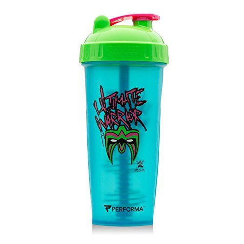 PerfectShaker Performa – Ultimate Warrior WWE Shaker Bottle, Best Leak Free Bottle with Actionrod Mixing Technology for Your Sports & Fitness Needs! Dishwasher and Shatter Proof
