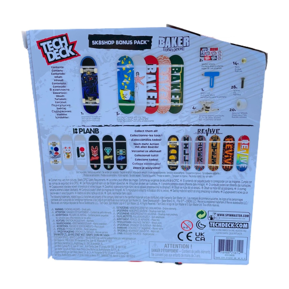 Tech Deck Sk8shop Bonus Pack Mini Finger Skateboard Multi (Baker (Sk8shop Bonus Pack)) | The Storepaperoomates Retail Market - Fast Affordable Shopping