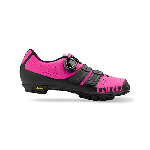 Giro SICA Techlace Cycling Shoe – Women’s Black/Bright Pink, 37.5