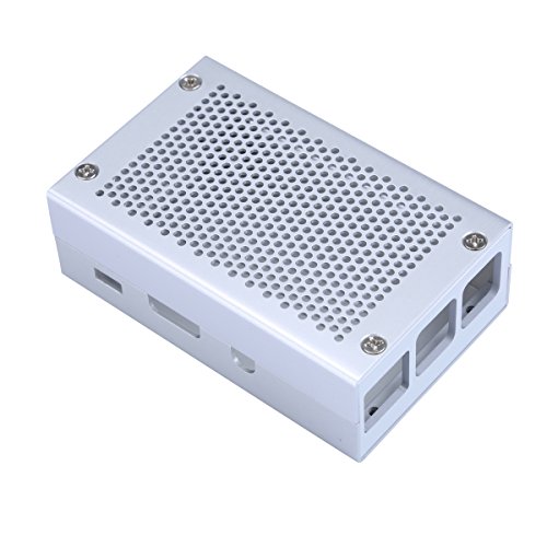 Unistorm Raspberry Pi 3 Model B+ Case Aluminum Case Silver Case Compatible with Raspberry Pi 3 Model B Also