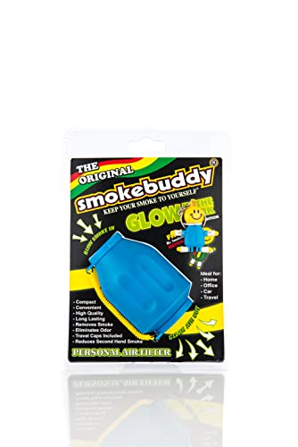 smokebuddy 0420-GBO Smoke Buddy Glow Original Personal Air Filter, Blue | The Storepaperoomates Retail Market - Fast Affordable Shopping