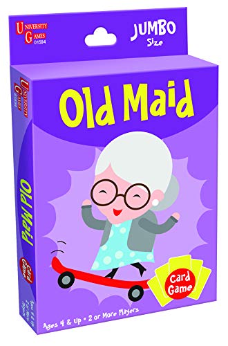 University Games 1407 Old Maid Card Game, Jumbo Size