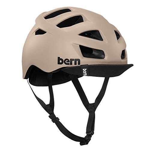Bern, Allston Helmet with Flip Visor, Matte Sand, Large
