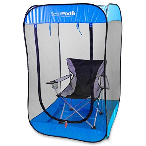 BugPod Undercover SportPod Pop Up Insect Screen Pod Tent – Royal Blue