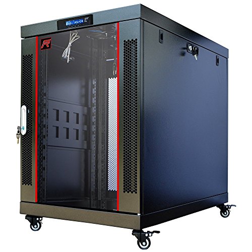 18U 24″ Deep Premium Best Wall/Floor Standing Rack Server Data Cabinet