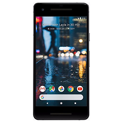 Google Pixel 2 128GB Unlocked GSM/CDMA 4G LTE Octa-Core Phone w/ 12.2MP Camera – Just Black