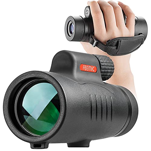 Monocular Telescope High Power 8×42 Monoculars Scope Compact Portable Waterproof Fogproof Shockproof with Hand Strap for Adults Kids Bird Watching Hunting Camping Hiking Travling Wildlife Secenery