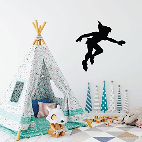 Peter Pan Wall Decal – Shadow – Disney Vinyl Sticker Silhouette for Kid’s Playroom, Bedroom Decoration or Nursery Decor | The Storepaperoomates Retail Market - Fast Affordable Shopping
