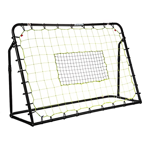 Franklin Sports Soccer Rebound Net – Training Soccer Net – Perfect For Backyard Soccer Practice – Portable 6’x4′ Net With Steel Frame – Black