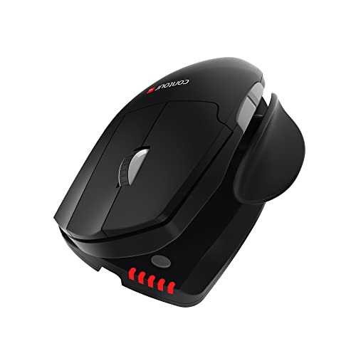 Contour Design Unimouse Mouse Wireless – Wireless Ergonomic Mouse for Laptop and Desktop Computer Use – 2.4GHz Fully Adjustable Mouse – Mac & PC Compatible – (Right-Hand)