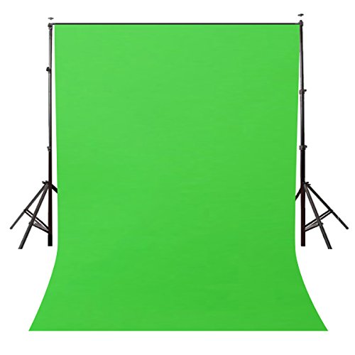 LYLYCTY Background 5x7ft Non-Woven Fabric Solid Color Green Screen Photo Backdrop Studio Photography Props LY063