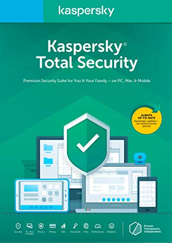 Kaspersky Total Security 2018 | 5 Device | 1 Year [Key Code]