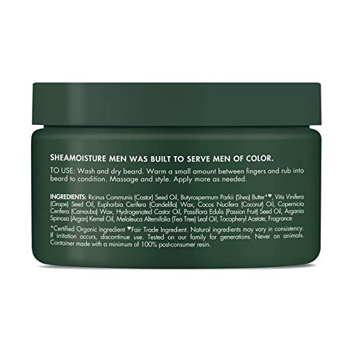 Shea Moisture Mens Beard Balm, All Natural ingredients, Made With Maracuja Infused Shea Butter, Shape-Smooth & Define, 4 Ounce (M-BB-2949) | The Storepaperoomates Retail Market - Fast Affordable Shopping
