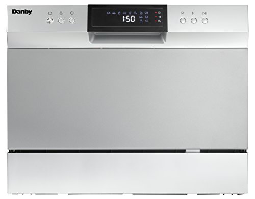 Danby DDW631SDB Countertop Dishwasher with 6 place Settings and Silverware Basket, LED Display, Energy Star