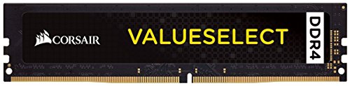 Corsair CMV16GX4M1A2666C18 Value Select 16GB DDR4 2666 C18 1.2V Desktop – Intel Core X and AMD Ryzen Series Computer Internal Memory