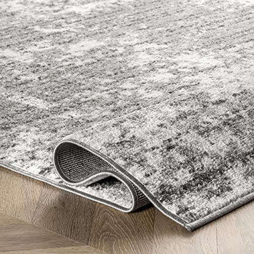 nuLOOM Deedra Modern Abstract Area Rug, 6′ 7″ x 9′, Grey | The Storepaperoomates Retail Market - Fast Affordable Shopping