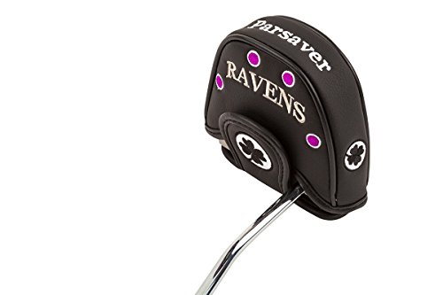 Ravens Mallet Putter Covers – Replacement Head Cover – Compatible with Odyssey 2-Ball – Scotty Cameron, Taylormade and Ping Putters