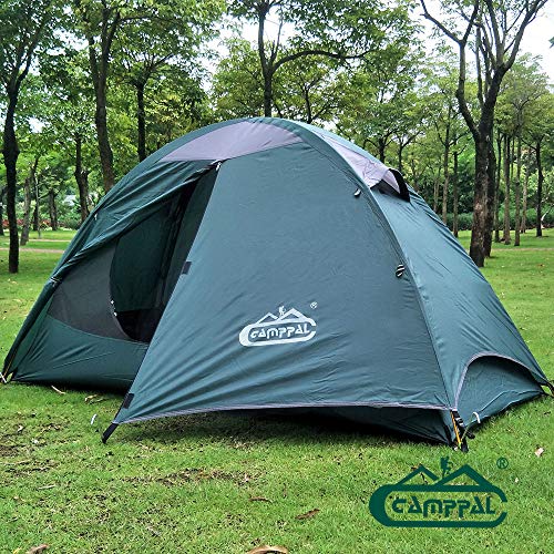 CAMPPAL Professional 1 Person Single 4 Season Mountain Tent, Lightweight Backpacking Tents, Strong Durable Waterproof Outdoor Beach Hunting Hiking Camping Tent (MT060)