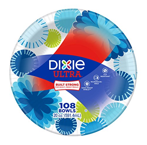Dixie Ultra Paper Bowls, 20 oz, 108 Count