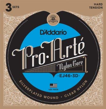 D’Addario EJ46 Pro-Arte Classical Guitar Strings 3-Pack