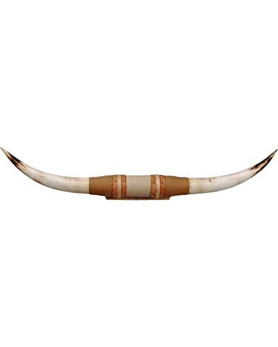 Shawnee Trading Post Unisex Authentic Large Steer Horns Tan One Size