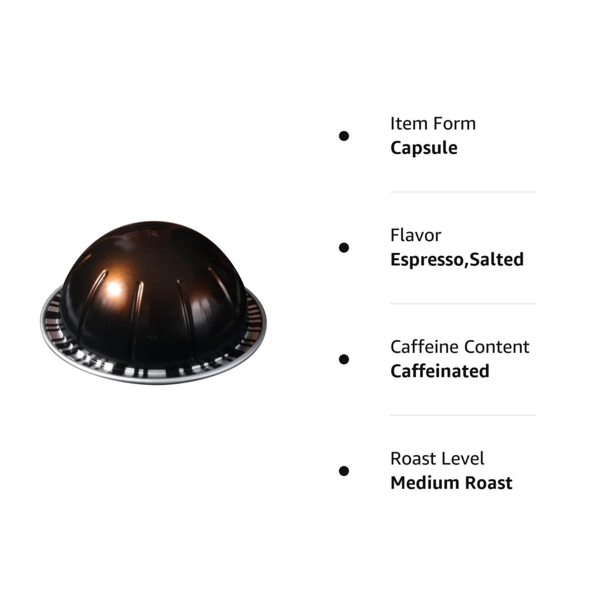 Nespresso VertuoLine Double Espresso Chiaro Coffee,Plus 1 Piece Of Dark Chocolate Salted Caramel, For Your First Cup Of Coffee | The Storepaperoomates Retail Market - Fast Affordable Shopping