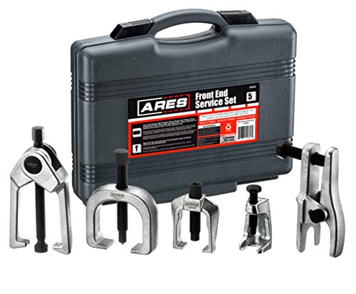 ARES 70840 – Front End Service Set – Allows for Easy Removal of Most Popular Types of Pitman Arms, Tie Rods and Ball Joints – Storage Case Included