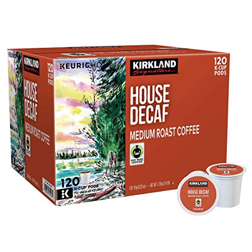 Kirkland Signature House Decaf Coffee for 120 K-Cup Pods