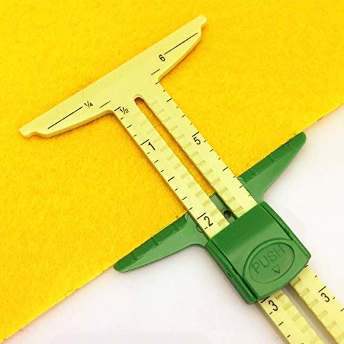 YEQIN 5-in-1 Sliding Gauge Measuring Sewing Tool