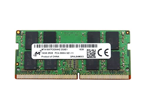 Micron MTA16ATF2G64HZ-2G6E1 Memory Module DDR4 SDRAM 16GB PC4-2666V-SE1-11 260-SODIMM