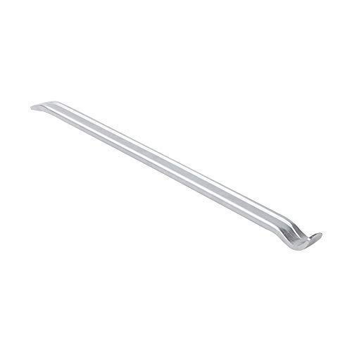 Groz 24-inch Automotive Tire Spoon Lever | Hook & Taper | Nickel Plated | #33182