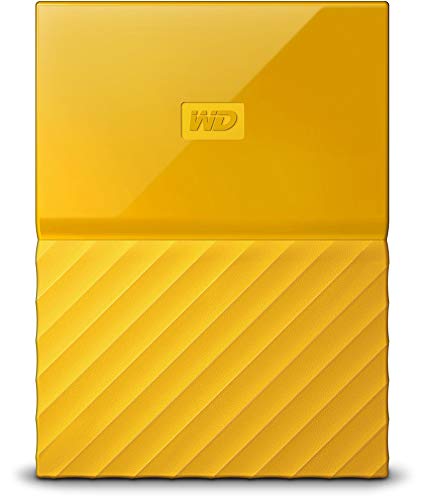 WD 2TB Yellow My Passport Portable External Hard Drive – USB 3.0 – WDBS4B0020BYL-WESN