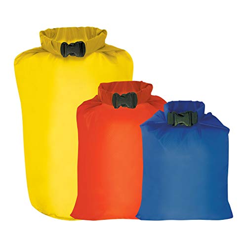 Outdoor Products Ultimate Dry Sack 3-Pack | Assorted Colors | Perfect for Storage and Travel (Sustainable Packaging)